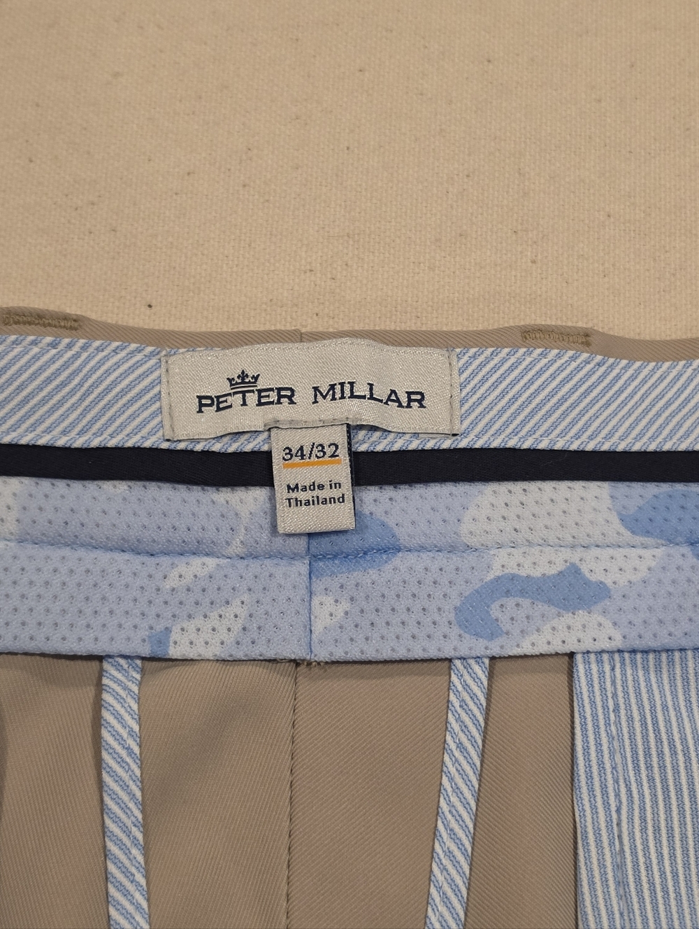 Peter Millar Performance Pants 34/27 - Picture 2 of 6